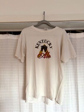 Fruit of the Loom Cream Kentucky Ale Graphic Tee